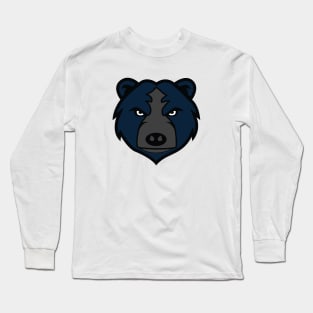 Bear Head Mascot Long Sleeve T-Shirt